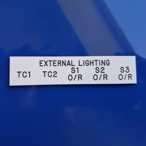 Switchboard-Lab2ls2 Laser Etched Gravoply Labels
